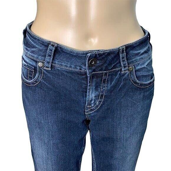 Silver Suki Womens Denim Blue Jeans Pants Boot Cut Dark Wash Size W27 L30 - Picture 2 of 12